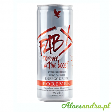 FAB X Forever Active Boost X- napój energetyczny bez cukru i kalorii