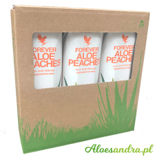 Forever Aloe Peaches - 3 szt. brzoskwiniowego soku aloesowego z wit. C